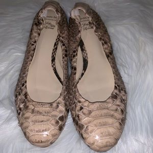 Alexandre Birman Python Flats